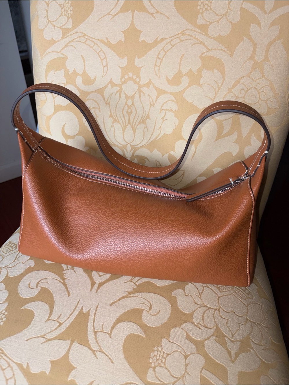 Vera Bradley Saddle Brown Vegan  Shoulder Bag